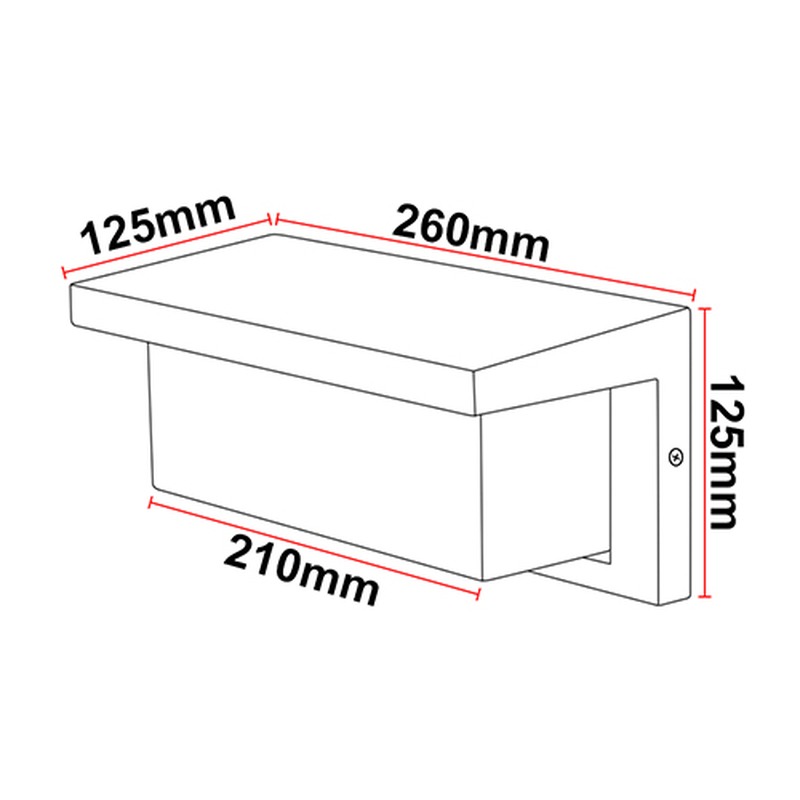 Applique DILISHIELD A31 12W 80Lm/W AC85-265V - image secondaire