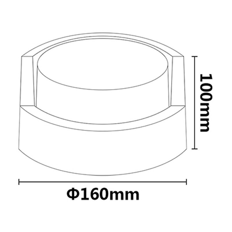 Applique DILIROOF 10W 80Lm/W AC85-265V - image secondaire