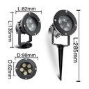 Garden Light DILIGARD D98 90Lm/W AC85-265V