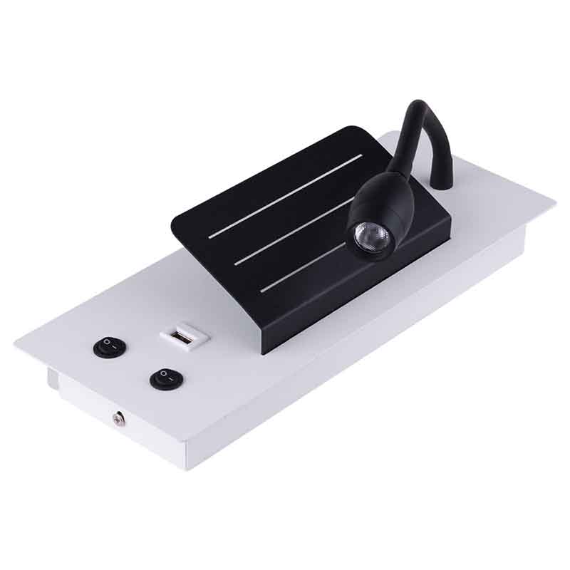 Liseuse DILIBED ALUK01 10W 70Lm/W USB AC85-265V
