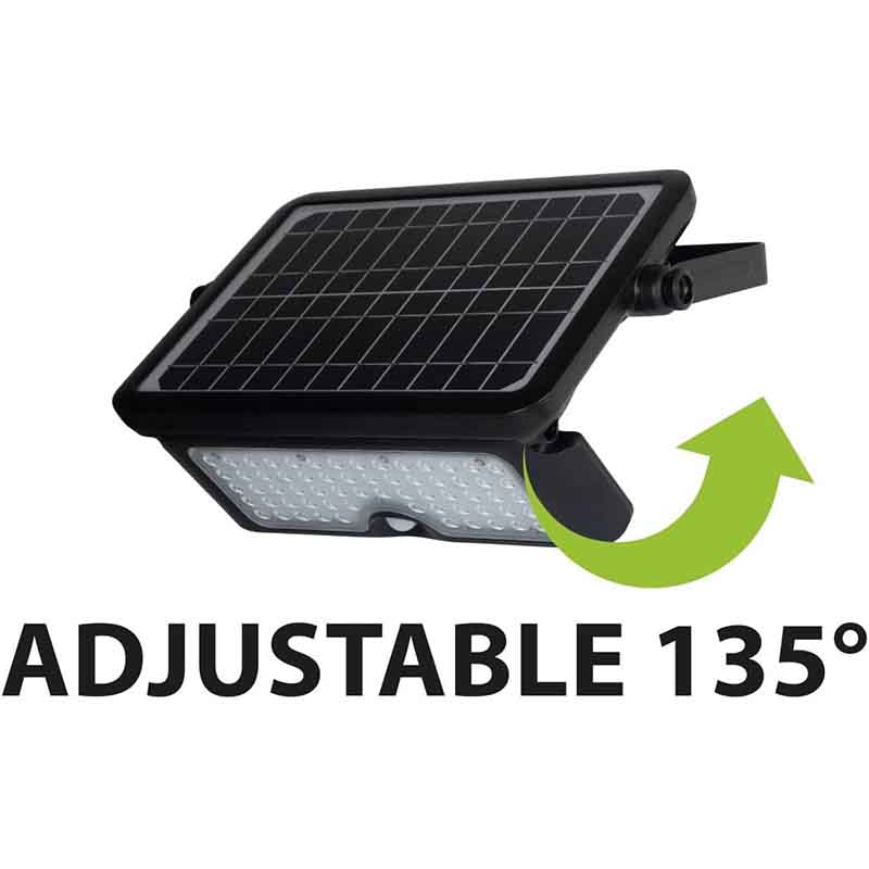 Applique Solaire DILILEADPAD 100Lm/W IP65 PIR