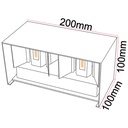 Applique DILIBICUBE A245 60Lm/W AC85-265V