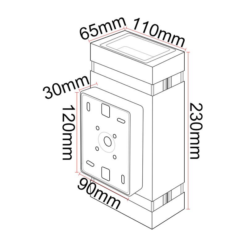 Applique DILIBUILD R DH - image secondaire