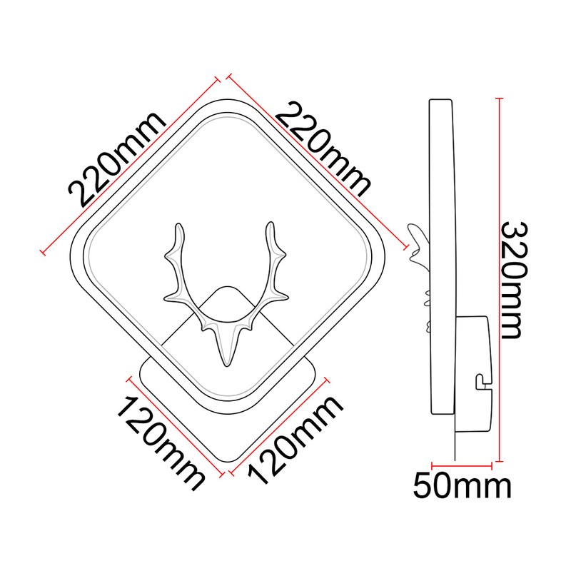 Applique DILICOIL ALS02 10W 90Lm/W AC85-265V - image secondaire