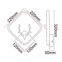 Applique DILICOIL ALS02 10W 90Lm/W AC85-265V - image secondaire