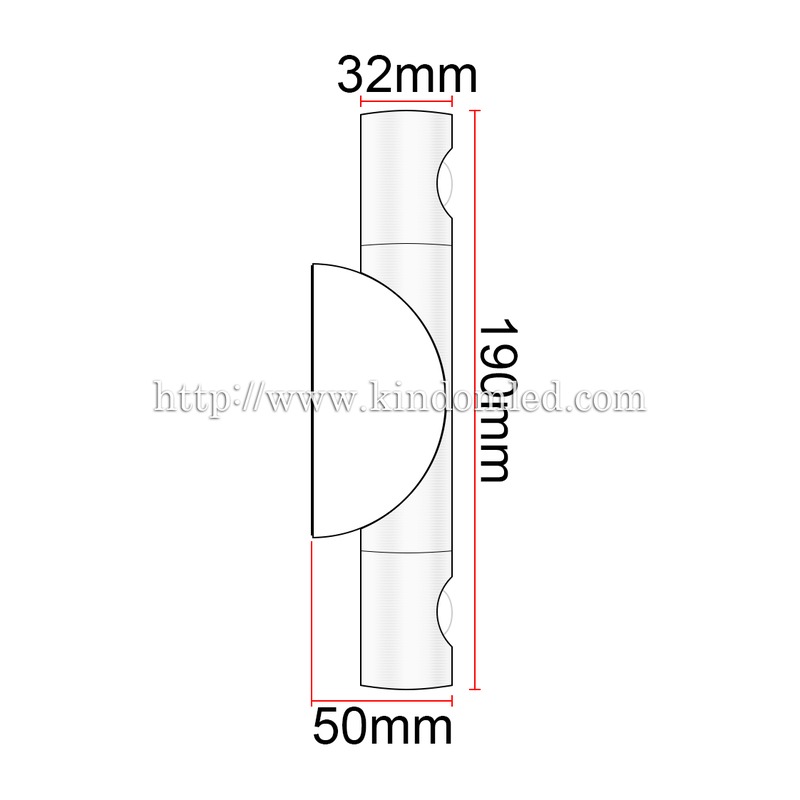 Applique DILIDUO AL190 6W 80Lm/W AC85-265V - image secondaire