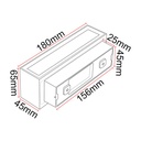 Applique DILIFEEDER 12W 100Lm/W AC85-265V - image secondaire