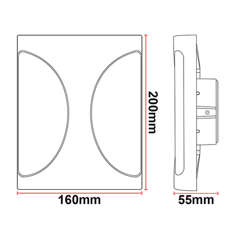 Applique DILIMINO A42 12W 80Lm/W AC85-265V - image secondaire