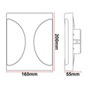 Applique DILIMINO A42 12W 80Lm/W AC85-265V - image secondaire