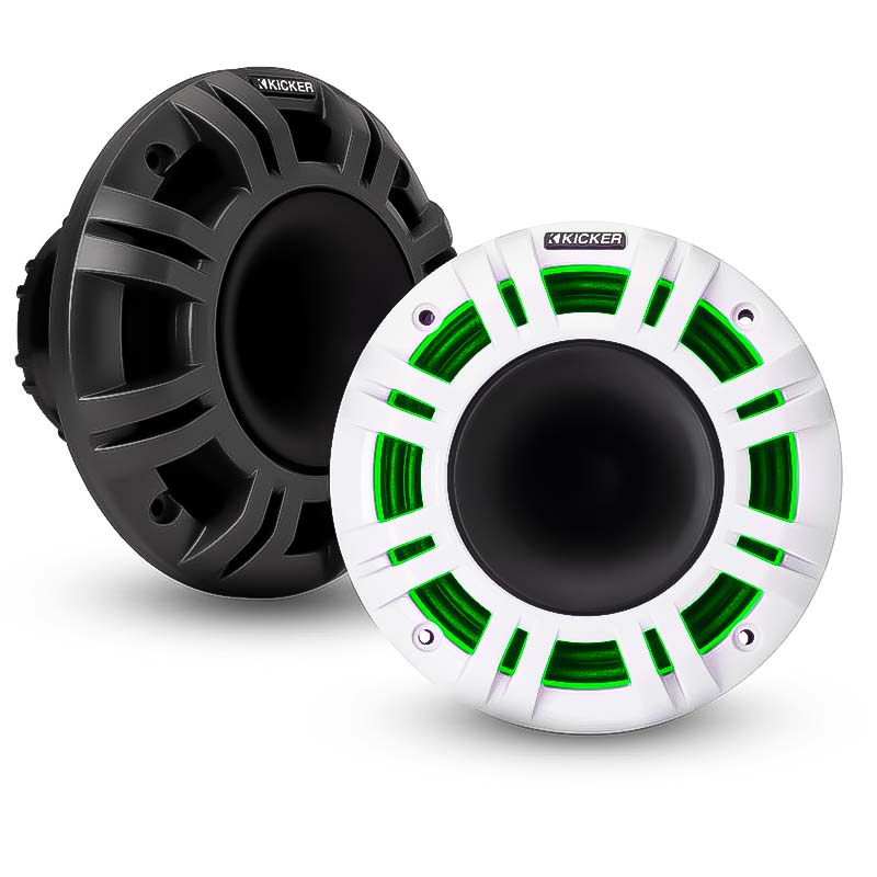 Haut-parleurs marine LED KMXL 500W 200mm 4ohms Kicker KI-48KMXL84