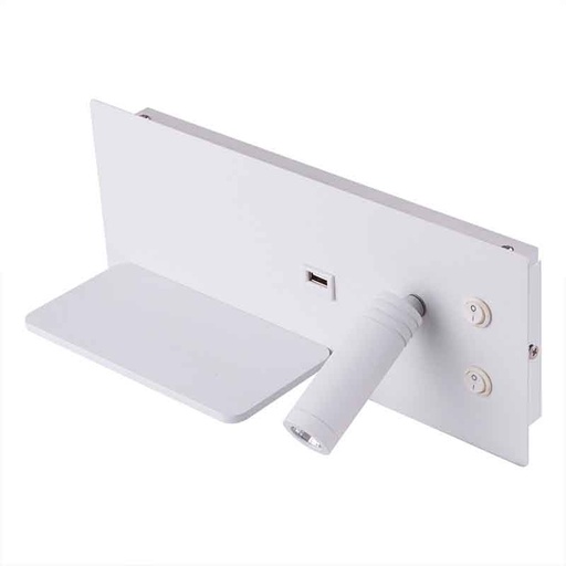 Liseuse DILIBED ALUK03 10W 70Lm/W USB AC85-265V