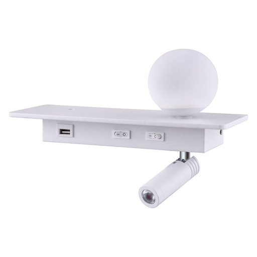 Liseuse DILIBED ALUK05 8W 70Lm/W USB AC85-265V