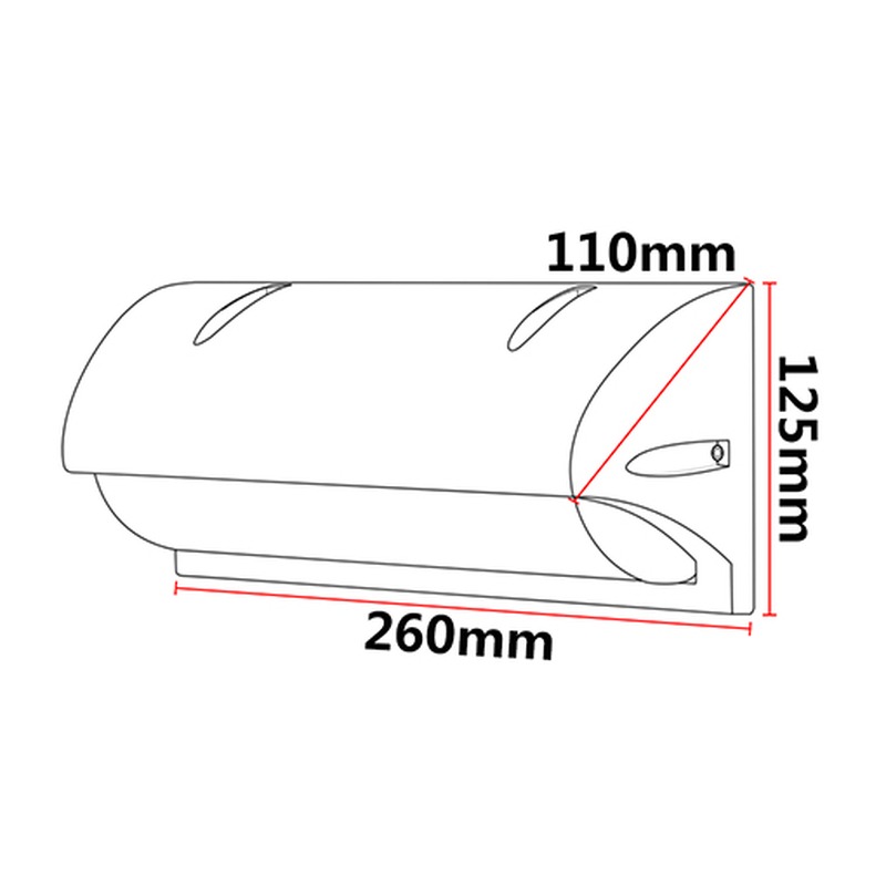 Applique DILISHIELD A30 12W 80Lm/W AC85-265V - image secondaire