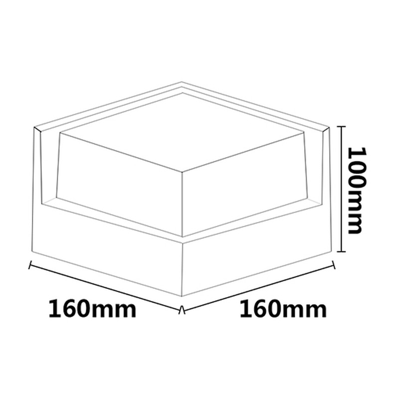 Applique DILIROOF 10W 80Lm/W AC85-265V - image secondaire