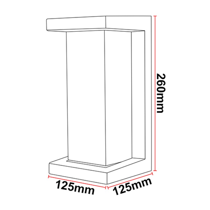 Applique DILISHIELD A32 12W 80Lm/W AC85-265V - image secondaire