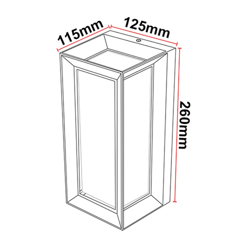 Applique DILISHIELD A33 12W 80Lm/W AC85-265V - image secondaire