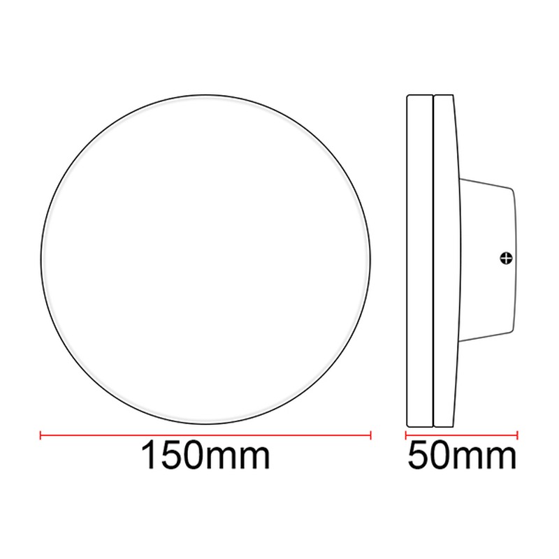 Applique DILISUN R 12W 60Lm/W AC85-265V - image secondaire
