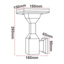 Applique DILITOWER Carré 12W 80Lm/W AC85-265V - image secondaire