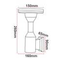 Applique DILITOWER Rond 12W 80Lm/W AC85-265V - image secondaire