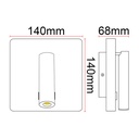 Liseuse DILIBED ALUK140S 11W 80Lm/W AC85-265V - image secondaire