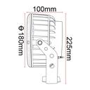 Wall Washer DILIROUND FLT01 110Lm/W AC100-265V - image secondaire