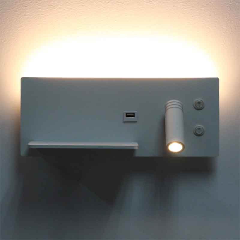 Liseuse DILIBED ALUK03 10W 70Lm/W USB AC85-265V