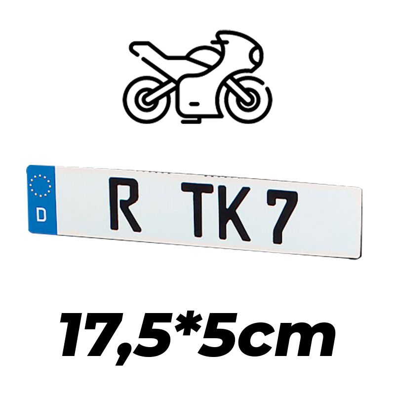 Plaques Motos Impression