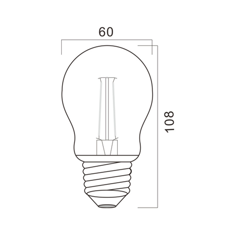 Ampoule LED DILIFIL G45 90Lm/W IP20 Φ45×75mm AC85-265V - 2