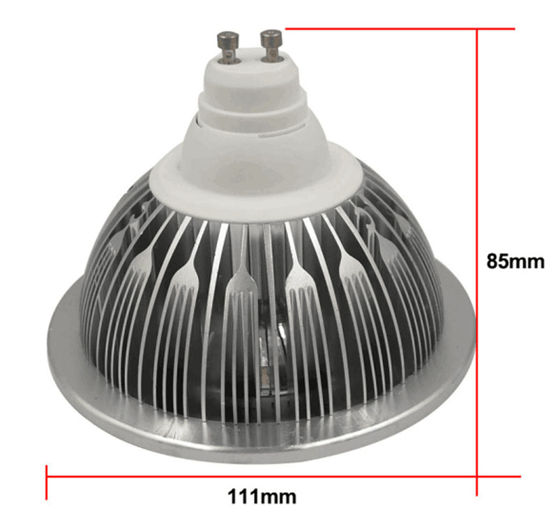 Ampoule LED DILISPOT AR111 WA 100Lm/W Ø111*65mm IP20