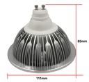 Ampoule LED DILISPOT AR111 WA 100Lm/W Ø111*65mm IP20
