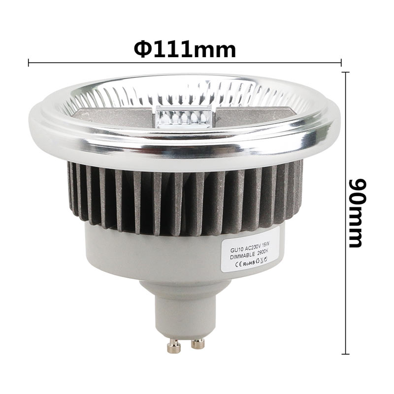 Ampoule LED DILISPOT AR111 WB 100Lm/W Ø111*65mm IP20 - 3
