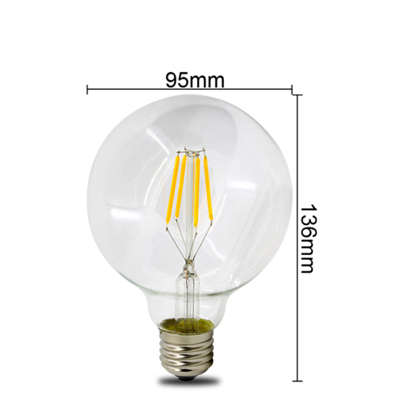 Ampoule LED DILIFIL GLOBE G95 90Lm/W IP20 Φ95×136mm AC85-265V