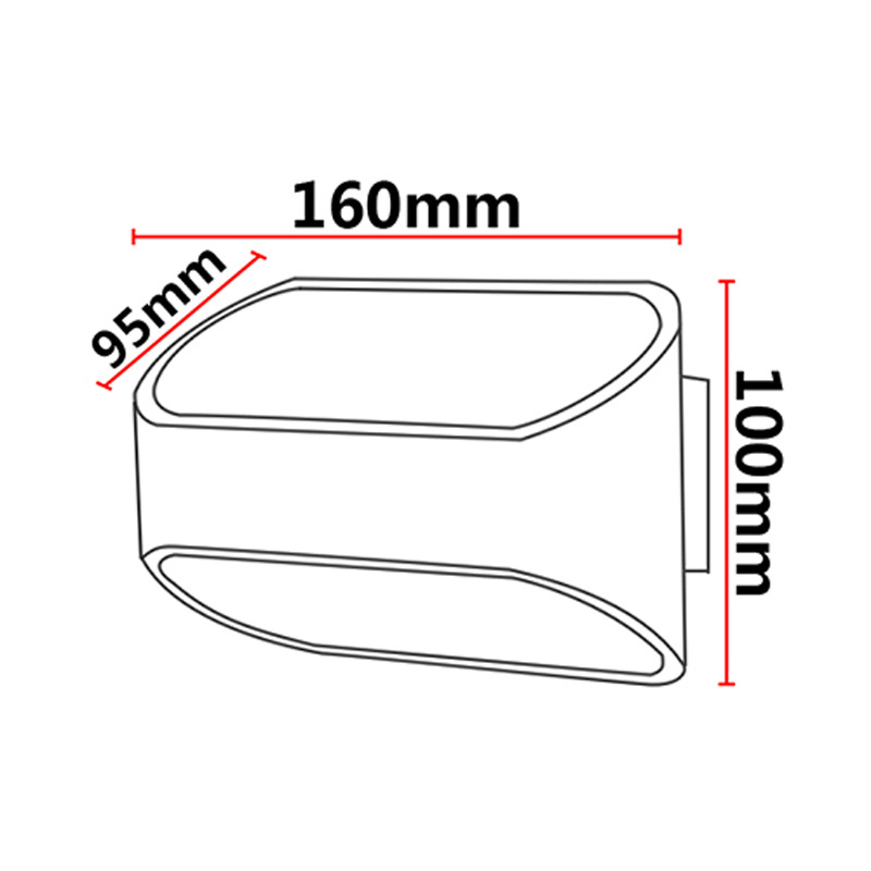 Applique DILIAPPEAL A1R160  3W 80Lm/W AC85-265V - 4