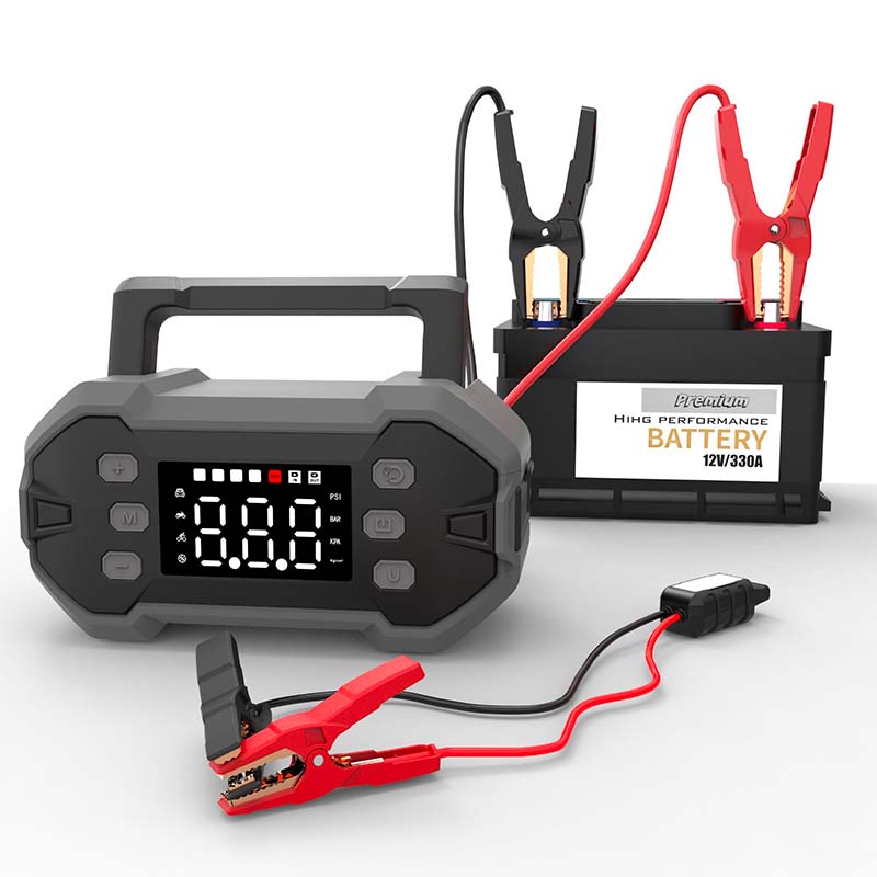 Booster de batterie S-T25 series 4en1 Gonfleur/LED/Chargeur USB DC12V - 6