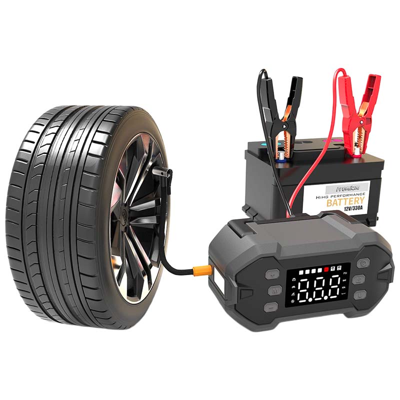 Booster de batterie S-T25 series 4en1 Gonfleur/LED/Chargeur USB DC12V - 10