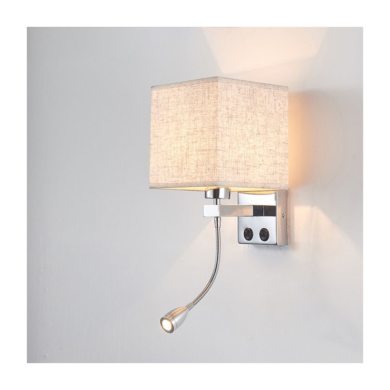 Liseuse DILIBOXLIS ALUK30 E27+1W 70Lm/W USB AC85-265V - image secondaire