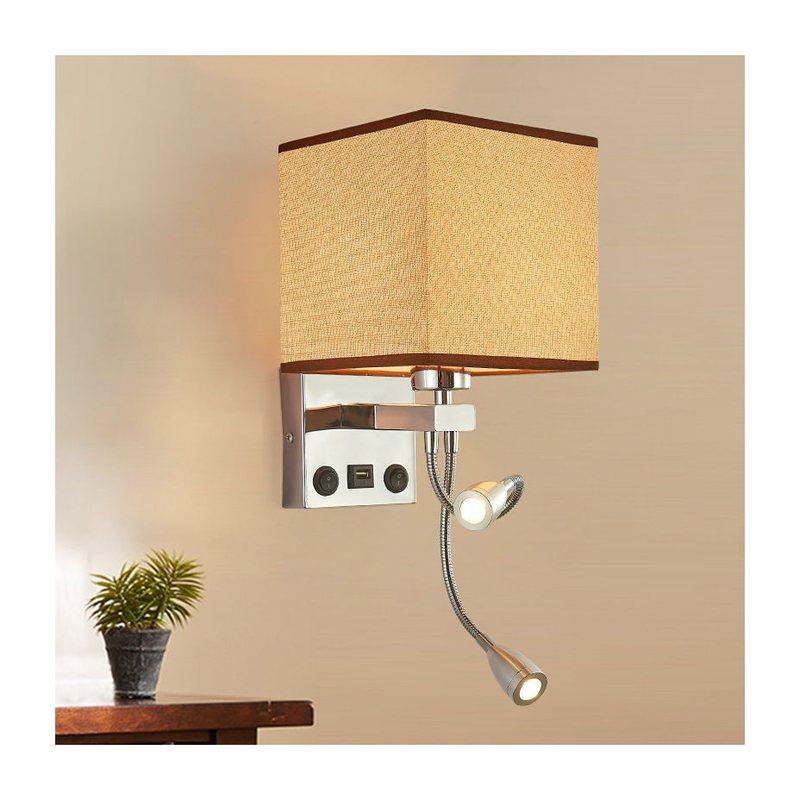 Liseuse DILIBOXLIS ALUK30 E27+1W 70Lm/W USB AC85-265V - image secondaire