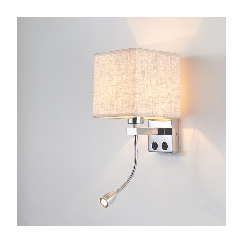 Liseuse DILIBOXLIS ALUK30 E27+1W 70Lm/W USB AC85-265V - image secondaire