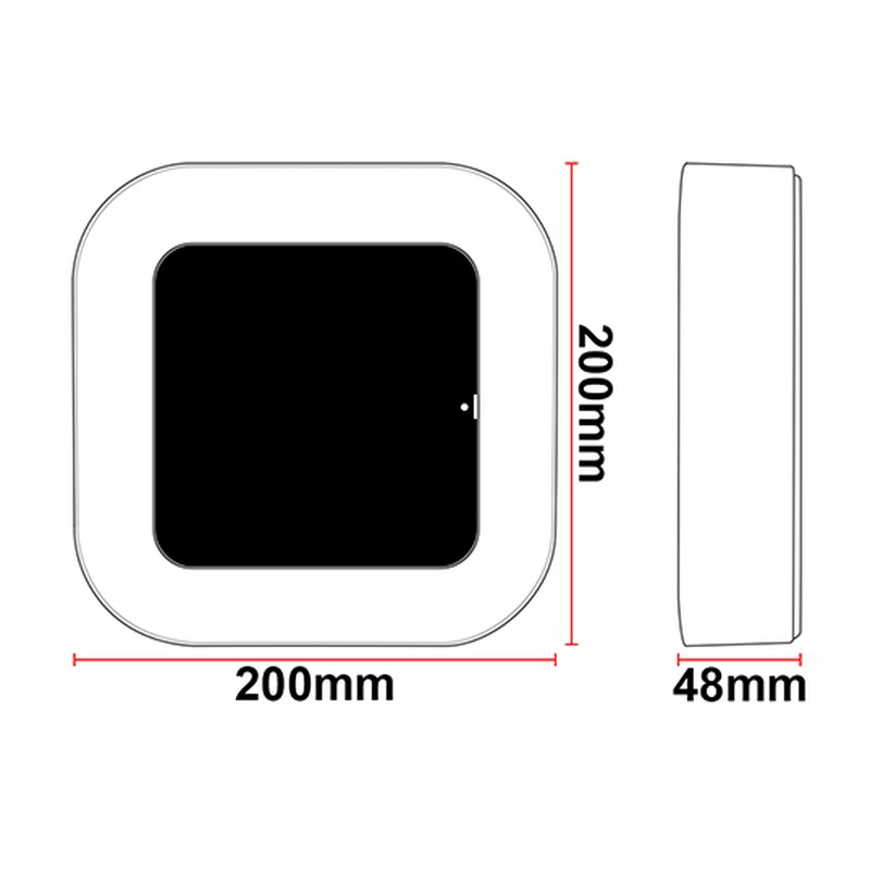 Applique DILIMINO A44 12W 80Lm/W AC85-265V - image secondaire