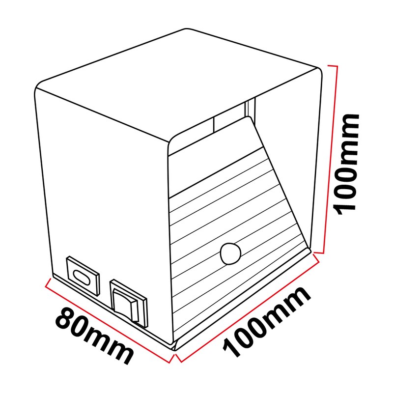 Applique magnétique DILICUBE ALR100 7W 60Lm/W PIR Batterie Aimanté - image secondaire