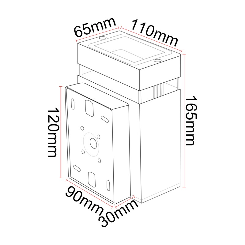 Applique DILIBUILD R SH - image secondaire