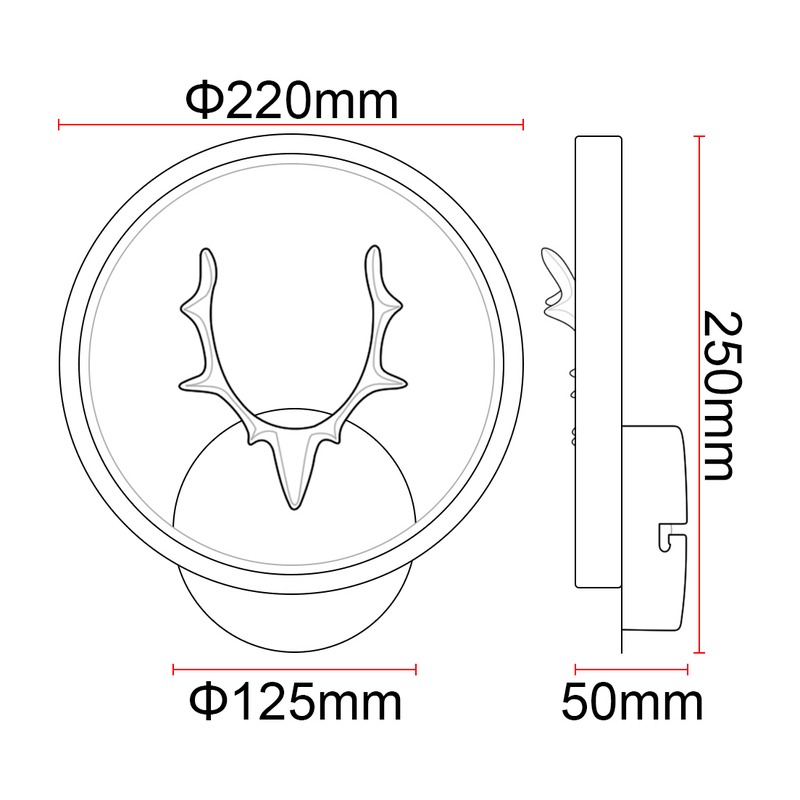 Applique DILICOIL ALR02 10W 90Lm/W AC85-265V - image secondaire