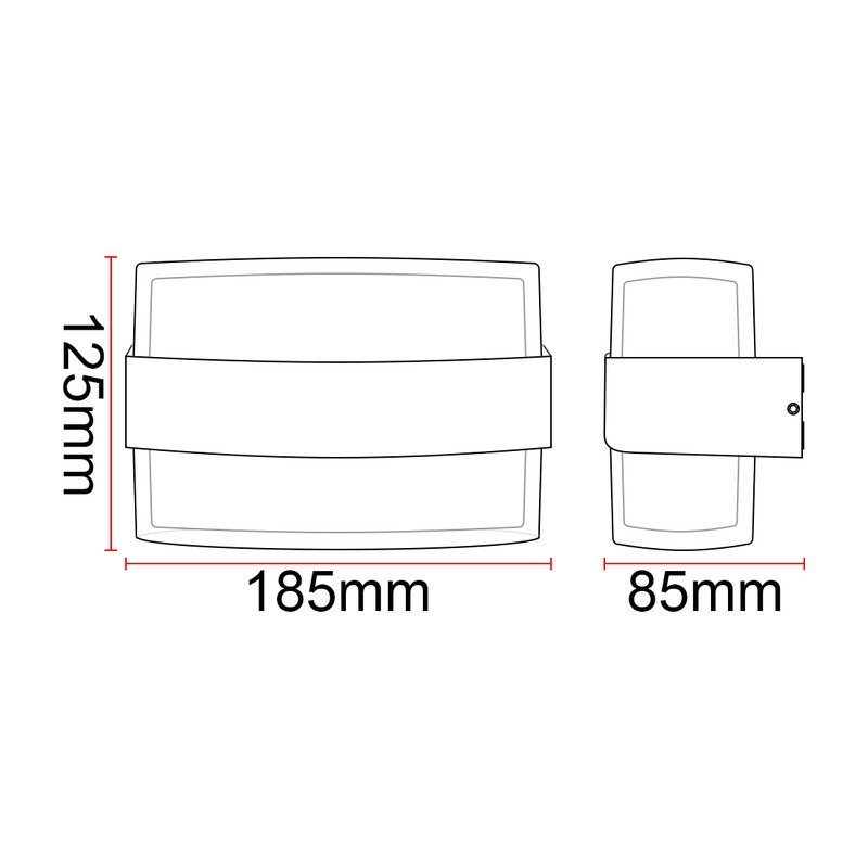 Applique DILICOP G25 12W 80Lm/W AC85-265V - image secondaire