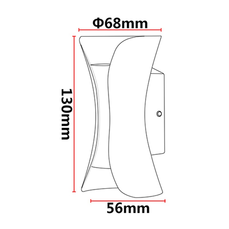 Applique DILIHORN 90Lm/W AC85-265V - image secondaire