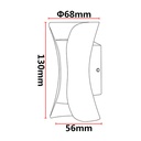 Applique DILIHORN 90Lm/W AC85-265V - image secondaire