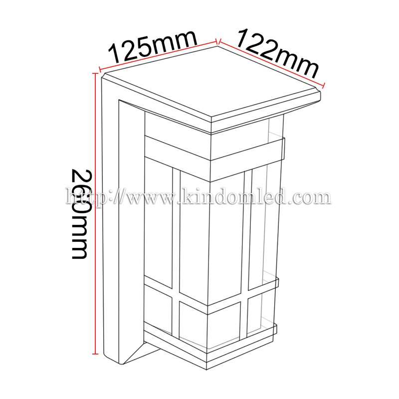 Applique DILIJAP B33 12W 80Lm/W AC85-265V - image secondaire