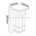 Applique DILIJAP B33 12W 80Lm/W AC85-265V - image secondaire