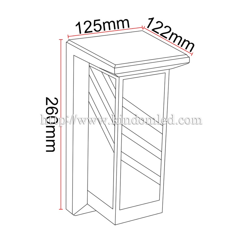 Applique DILIJAP B34 12W 80Lm/W AC85-265V - image secondaire