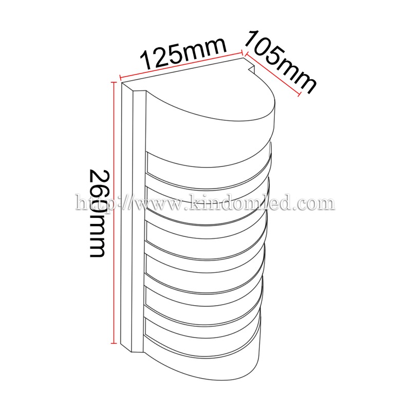 Applique DILIJAP B35 12W 80Lm/W AC85-265V - image secondaire