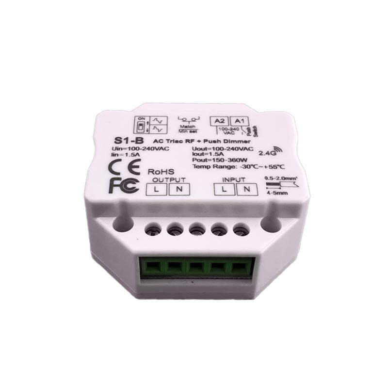 Module domotique variateur/interrupteur 1Ch 1,5A Wifi/Telecommande AC100-240V (copie)
